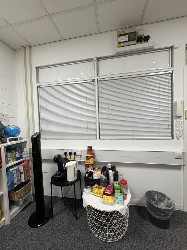 Tea making section