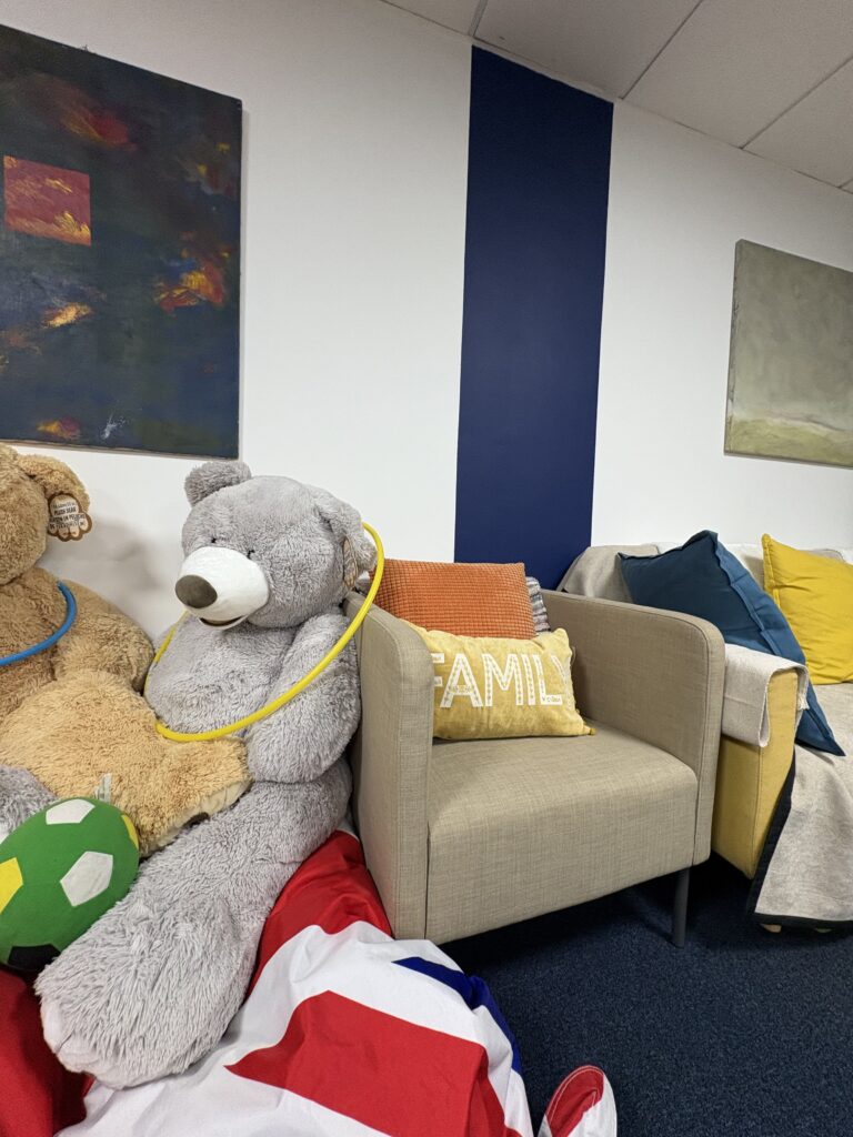 Kingston Hill Therapy Room - Left side armchair
