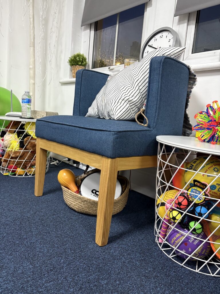 Kingston Hill Therapy Room - Chair and equipment