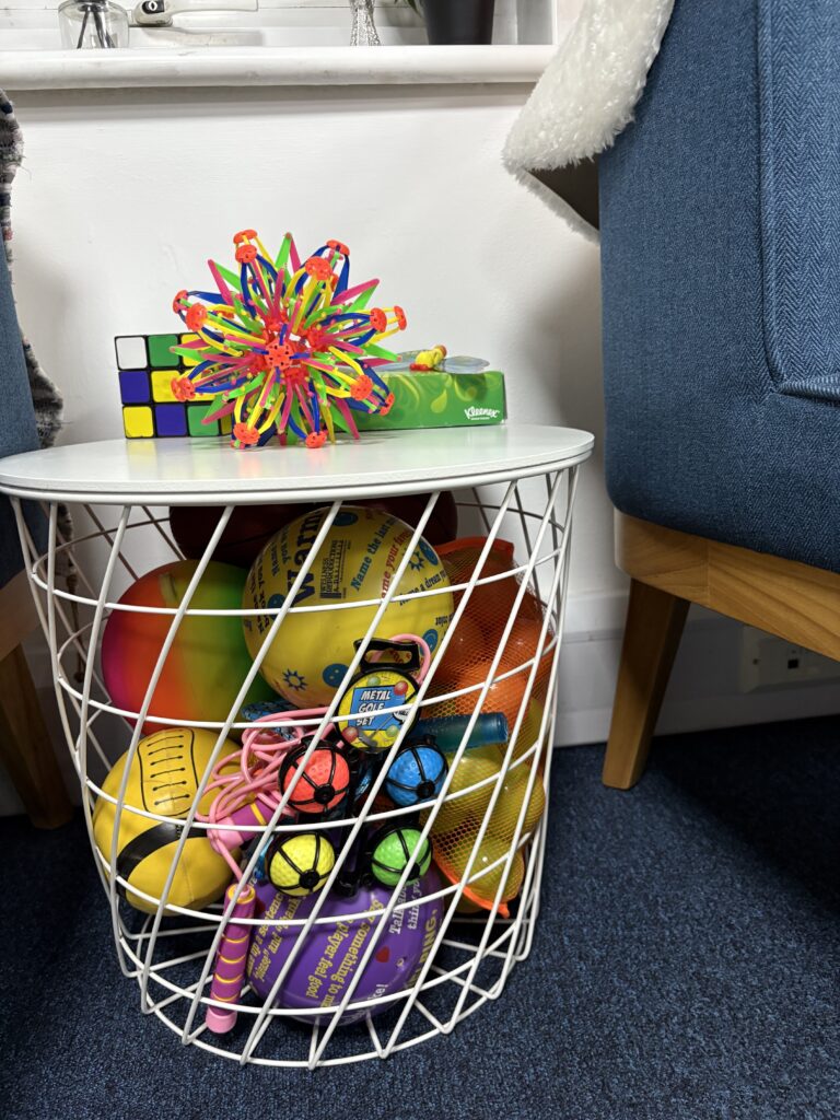 Kingston Hill Therapy Room - Therapy Tools