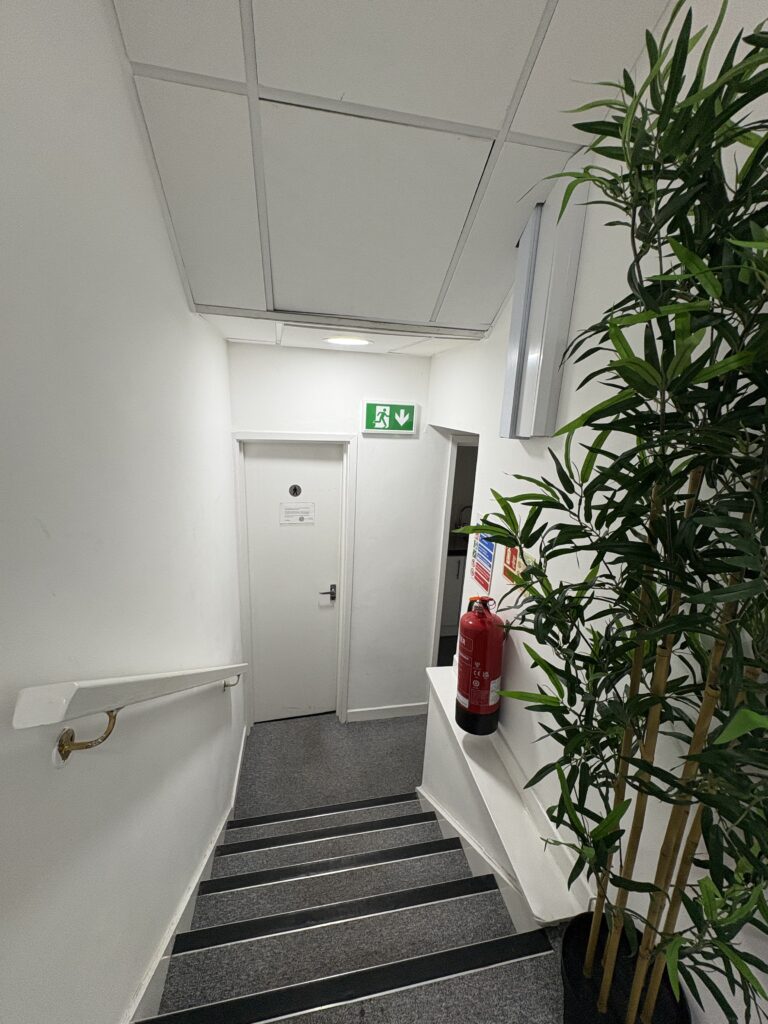 Kingston Hill Therapy Room -stair to toilets