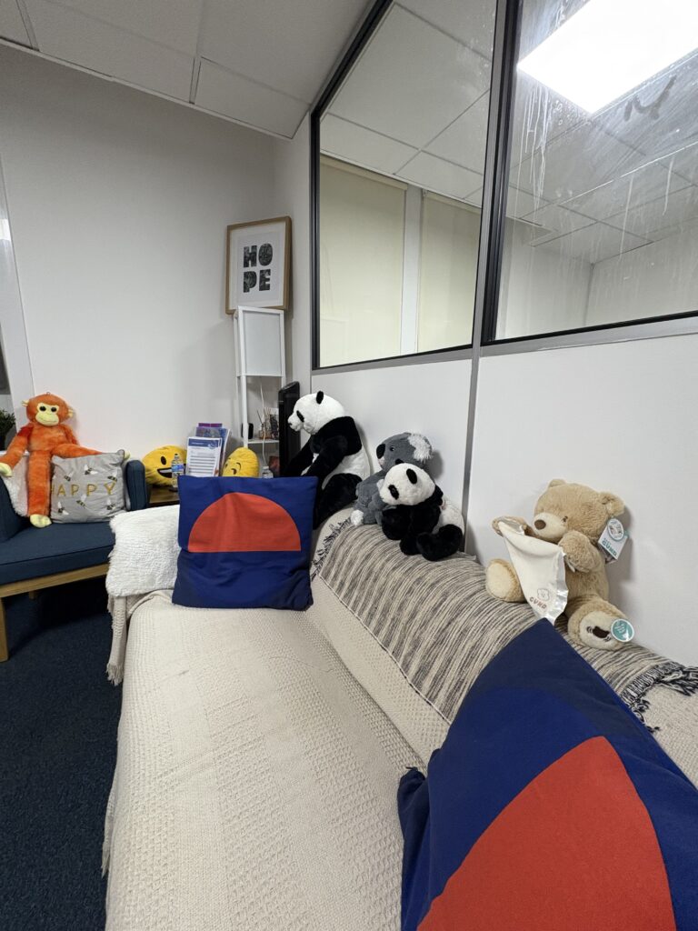 Kingston Hill Therapy Room - Right side Large Sofa